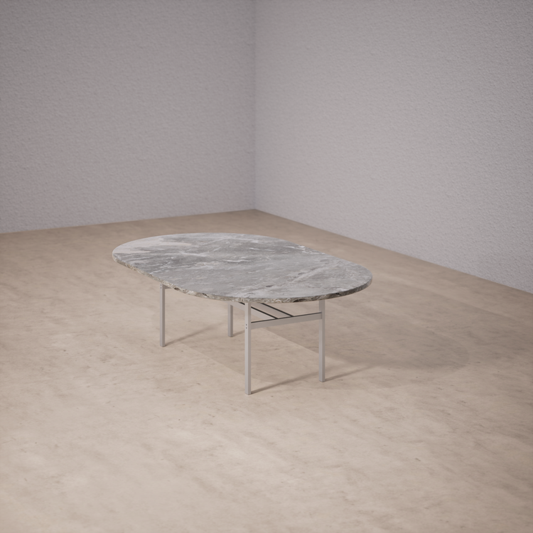 Oval Dinner Table: Fior di Bosco