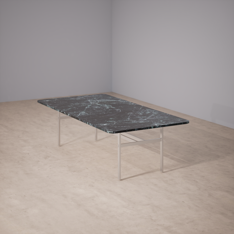 Dinner Table With Rounded Corners: Verde Italia