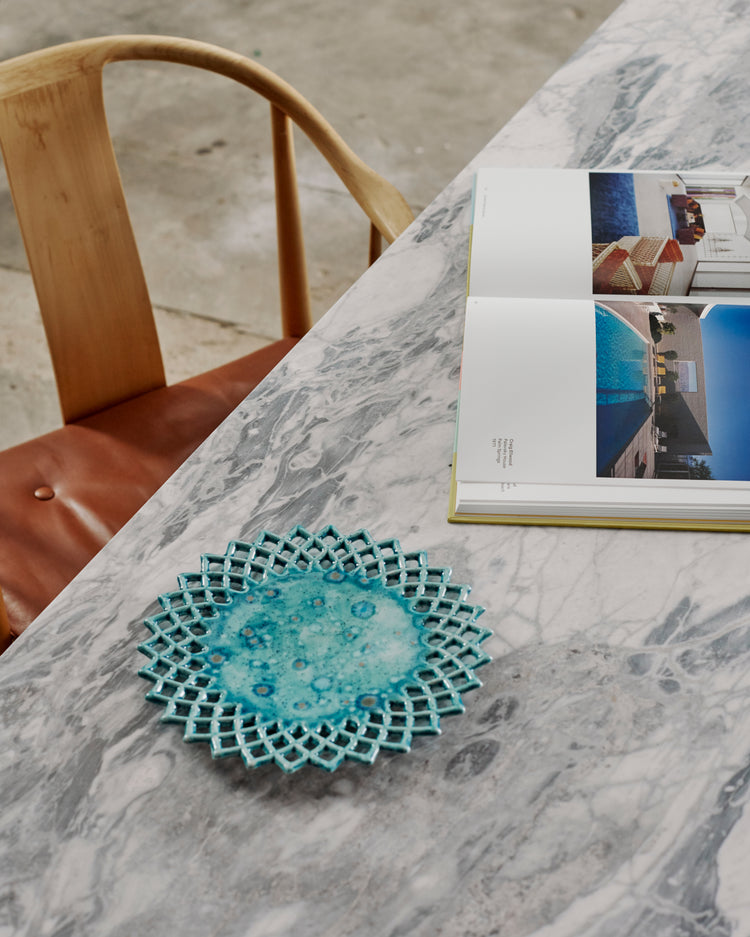 Side/Sofa Table: Bardiglio Nuvolato