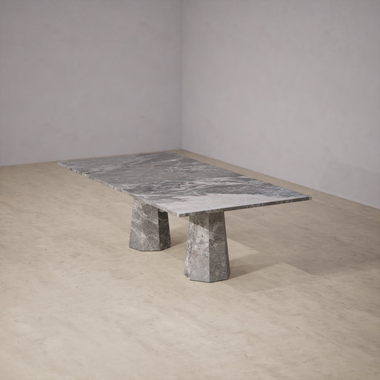 Dinner Table With Rounded Corners: Fior di Bosco