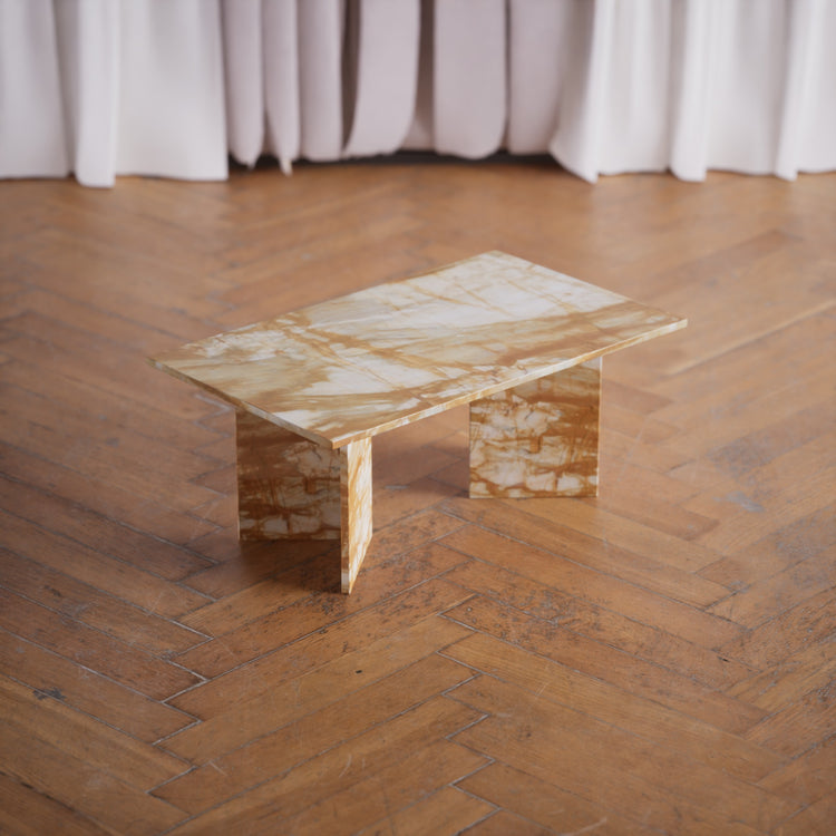 Side/Sofa Table: Giallo Siena