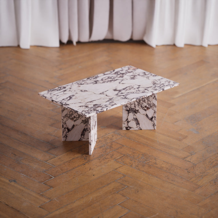 Side/Sofa Table: Calacatta Viola