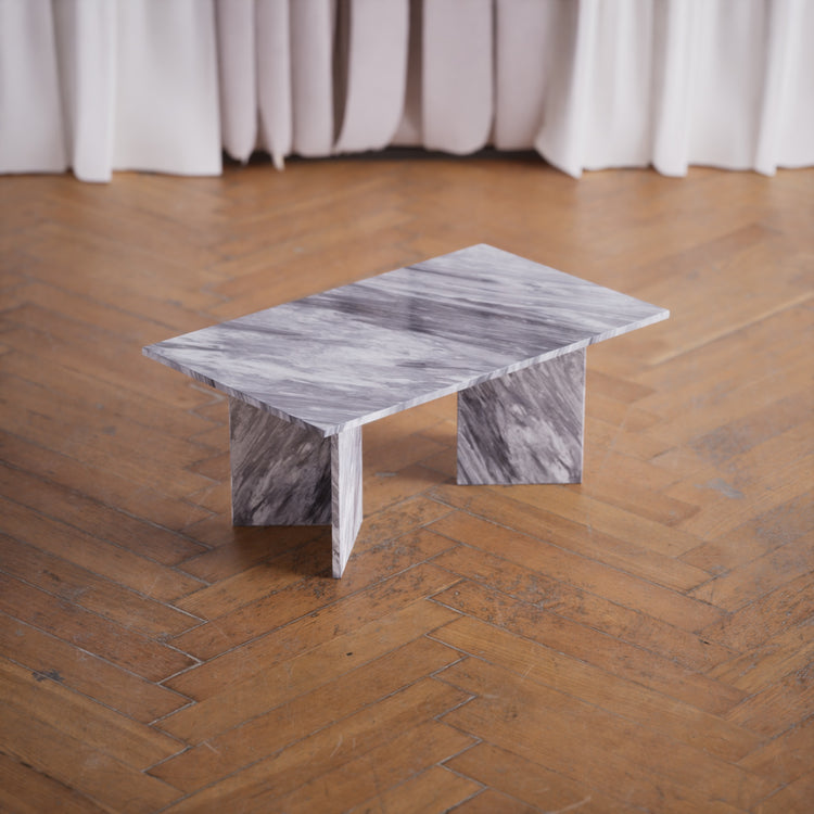 Side/Sofa Table: Bardiglio Nuvolato