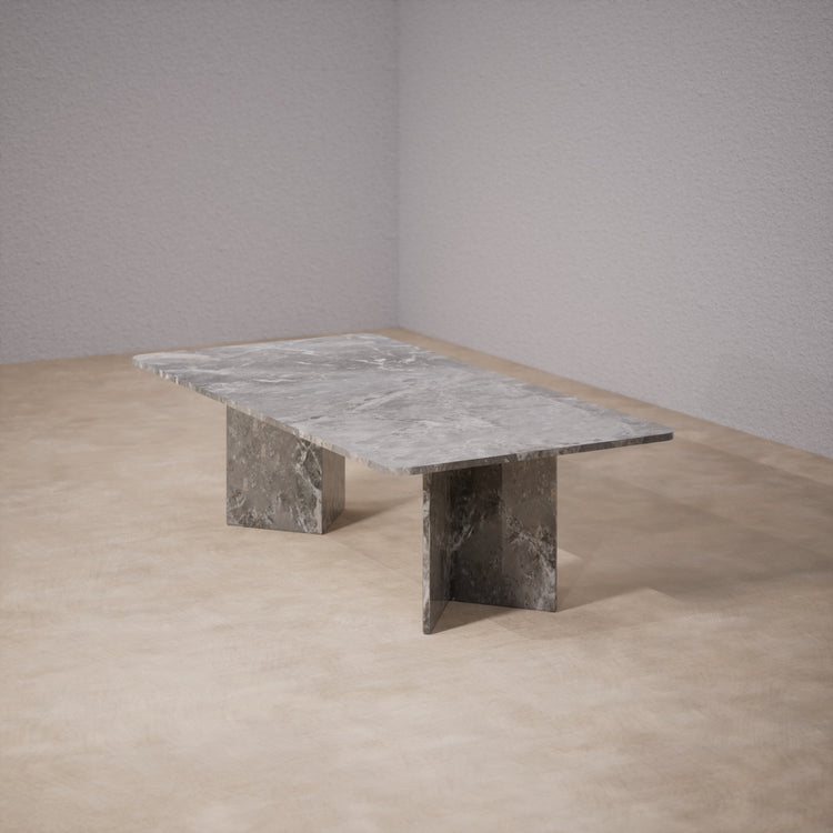 Dinner Table With Rounded Corners: Fior di Bosco