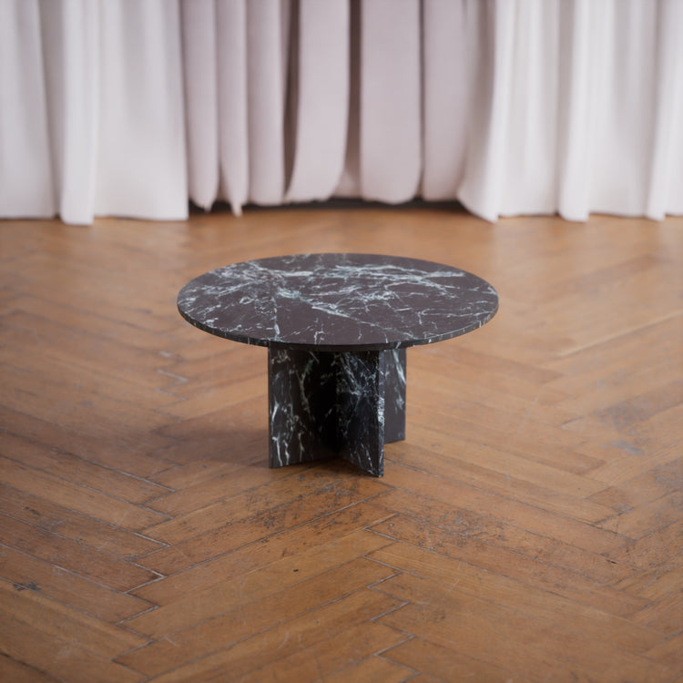 Round Side/Sofa Table: Verde Italia