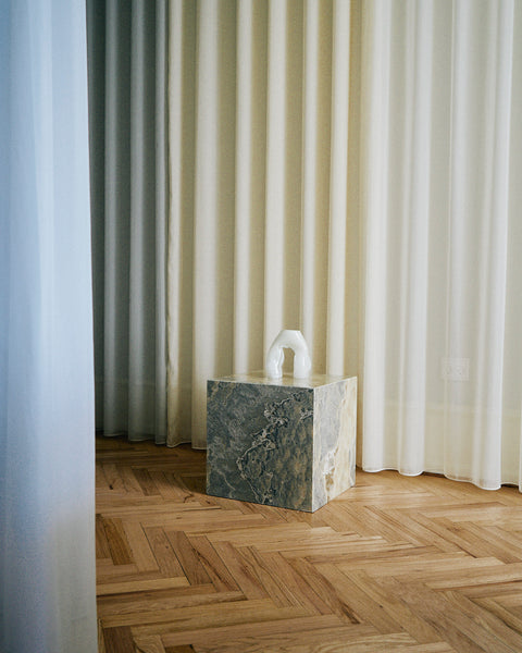 Playful Curtains & An Onyx Cube at &Drape