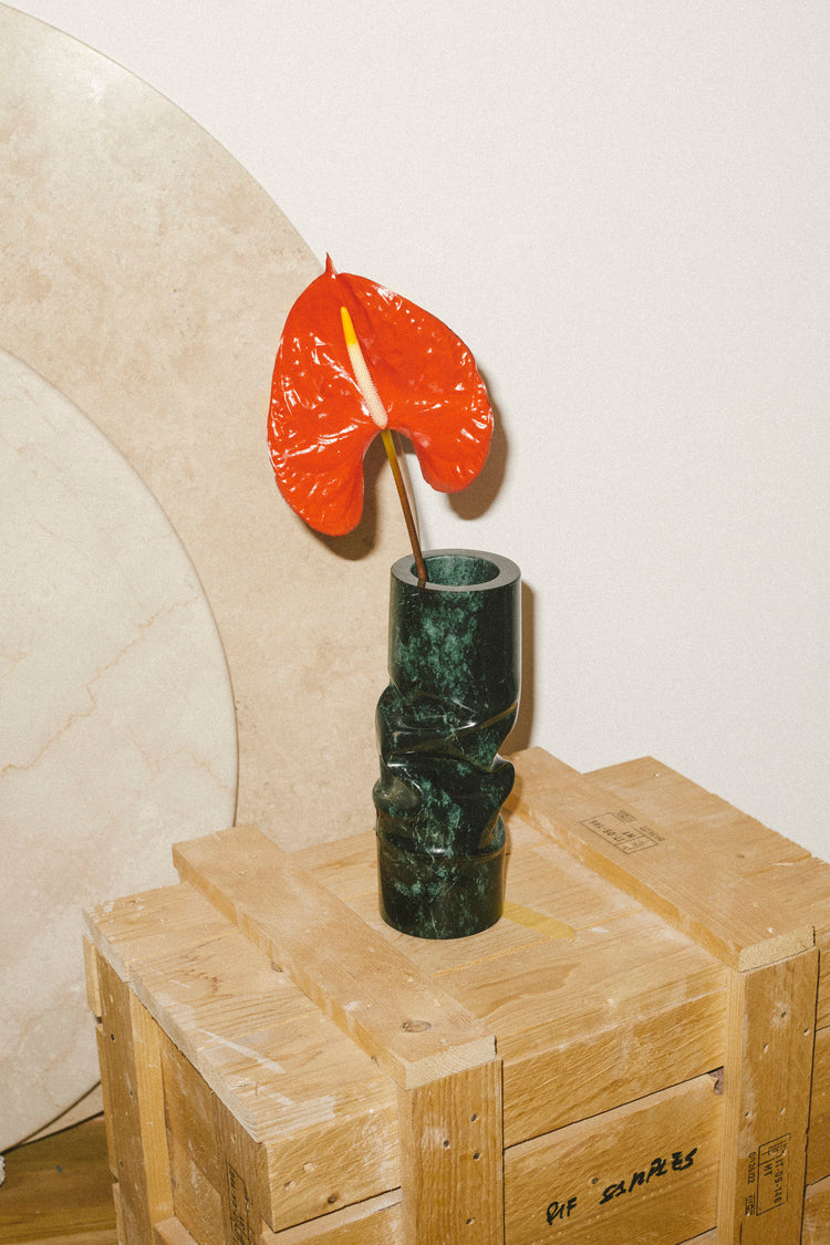 Meta Vase (Verde Italia) by NomNom Studio